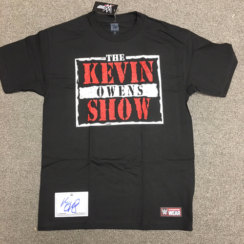 Kevin Owens SIGNED Authentic T-Shirt (With Exclusive Autograph Patch)