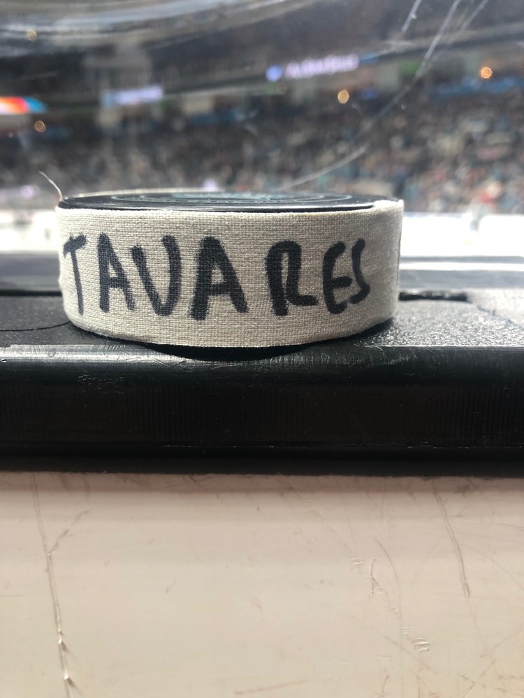 John Tavares Toronto Maple Leafs Atlantic Division Gatorade NHL Puck Control Event-Used Puck - Second Shot