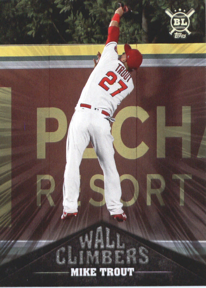 2019 Topps Big League Wall Climbers #WC10 Mike Trout