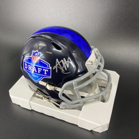 NFL - Colts Adonis Mitchell Signed NFL Draft Mini Helmet