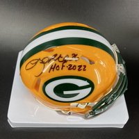 HOF - Packers LeRoy Butler Signed Mini Helmet with ""HOF 22&qu...