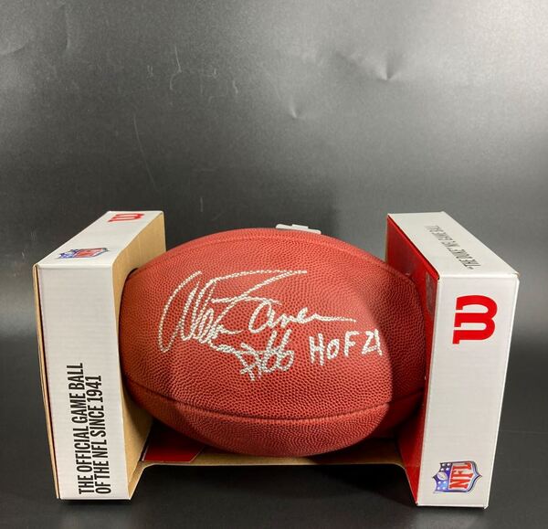 HOF - Steelers Alan Faneca Signed Authentic Football