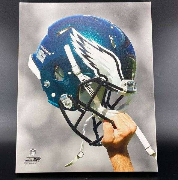 Canvas Eagles Helmet 20x16 Canvas Print