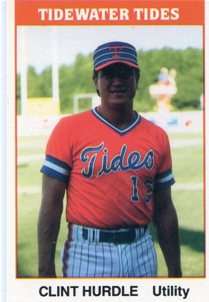 1987 Tidewater Tides TCMA #22 Clint Hurdle