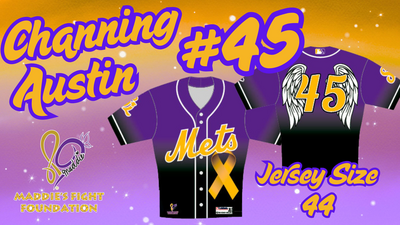 Maddie's Fight Foundation Jersey #45 Channing Austin