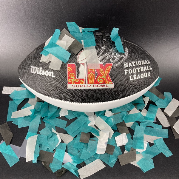 Eagles - AJ Brown Signed Commemorative Super Bowl LIX Panel Ball With On...
