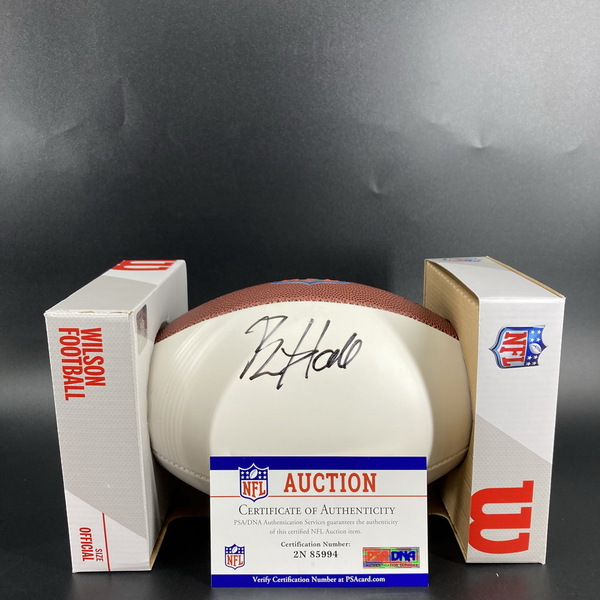 NFL - Jets Breece Hall Signed Panel Ball