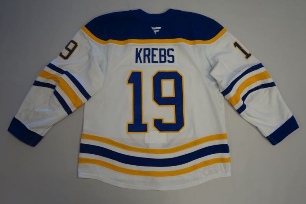 Peyton Krebs 2025-26 Buffalo Sabres Set 1 Away Jersey