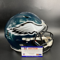 NFL - Eagles Javon Hargrave Signed Authentic Speed Helmet (Slightyly Smu...