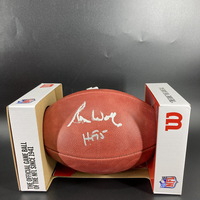 HOF - Packers Ron Wolf Signed Authentic Football