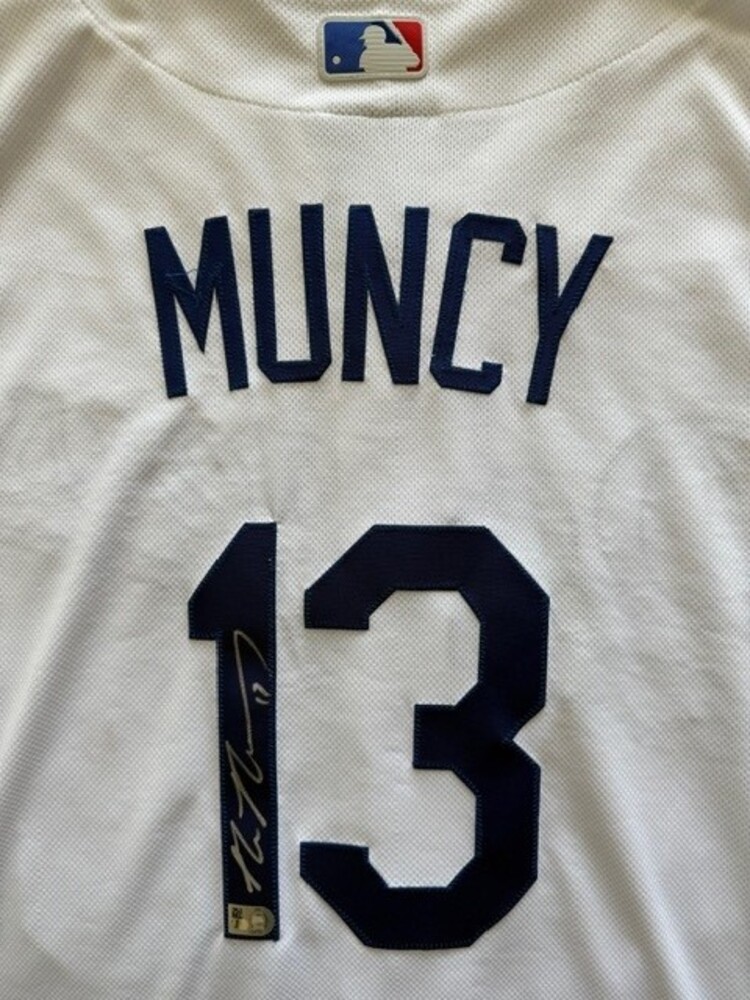Max Muncy Autographed Dodgers Authentic Jersey | MLB Auctions