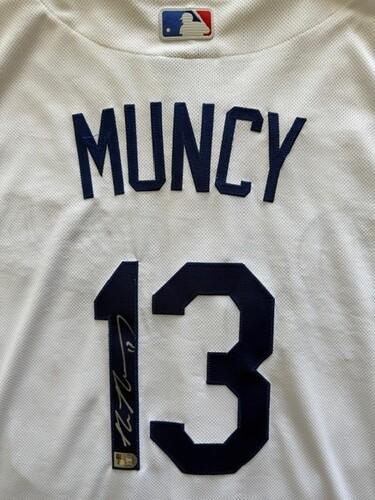Max Muncy Autographed Dodgers Authentic Jersey | MLB Auctions