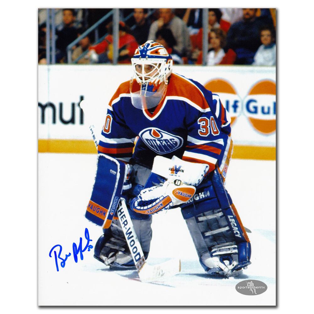 Bill Ranford Edmonton Oilers In The Game Autographed 8x10