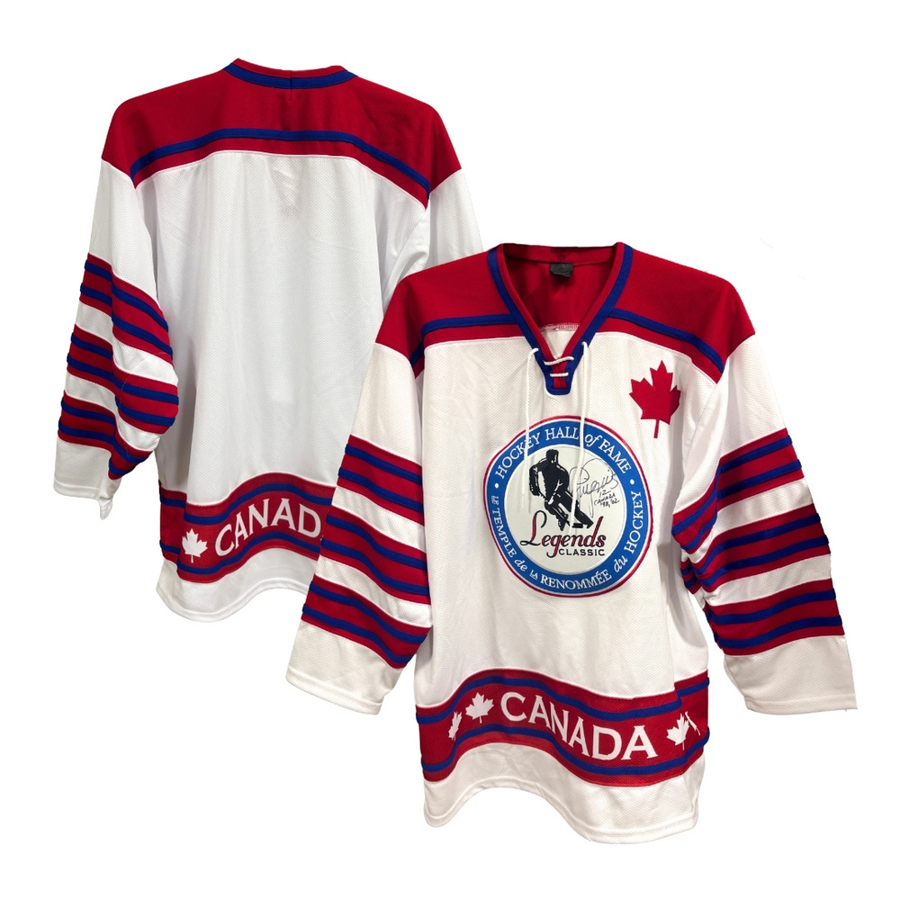 Lori Dupuis Autographed 2009 Legends Classic Canada Jersey (Size XL)