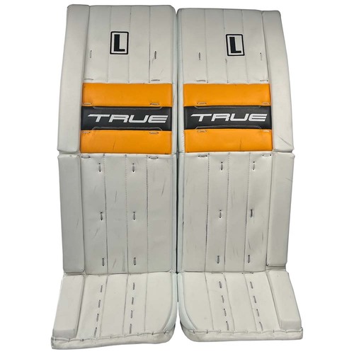 Photo of 25-26 Game-Used TRUE Goalie Leg Pads - Jeremy Swayman 