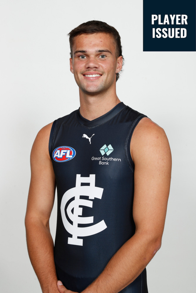 2024 Carlton Gather Round Clash Guernsey - Lachlan Cowan