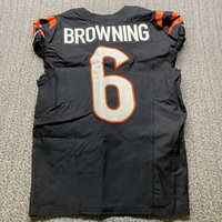 Crucial Catch - Bengals Jake Browning Game Used Jersey (10/6/2024) Size 42