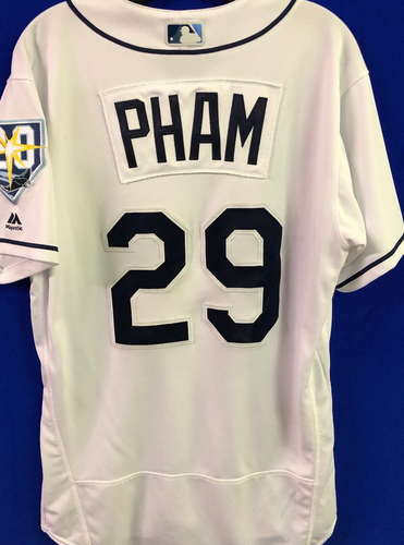 20th Anniversary Game Used Home Jersey: Tommy Pham &hellip;