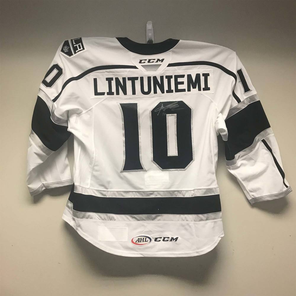 AHL Authentic Ontario Reign Regular Season Jersey worn and signed by