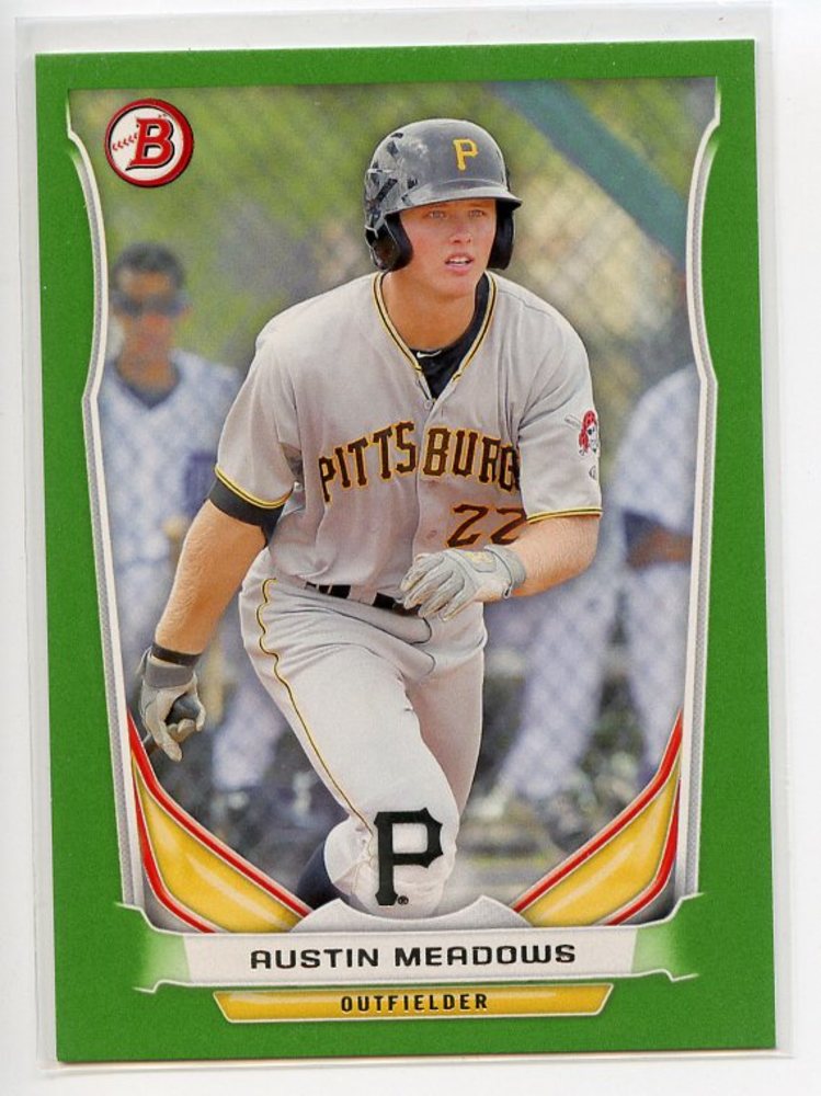 2014 Bowman Draft Top Prospects Green #TP10 Austin Meadows