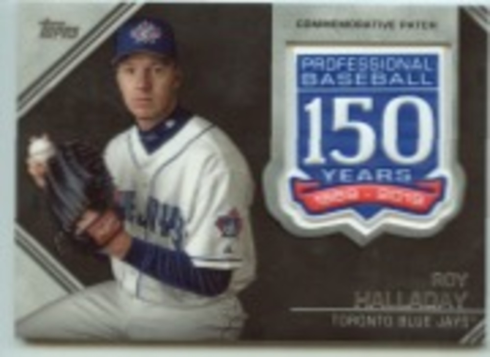 2019 Topps Update 150th Anniversary Manufactured Patches #AMPRH Roy Halladay