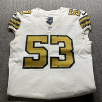 London Games - Saints Zach Baun Game Worn Jersey (10/02/22) Size 42