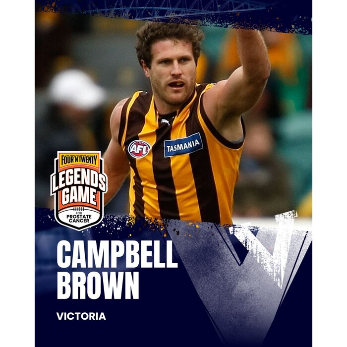 Campbell Brown Victoria 2025 Legends Game Match-Worn Guernsey