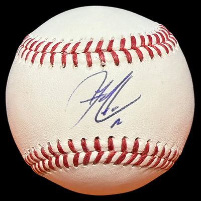 Francisco Lindor Autographed Baseball