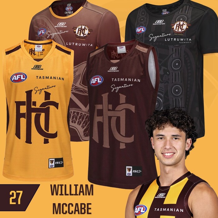 William McCabe #27 Hawthorn 2025 Training Bundle