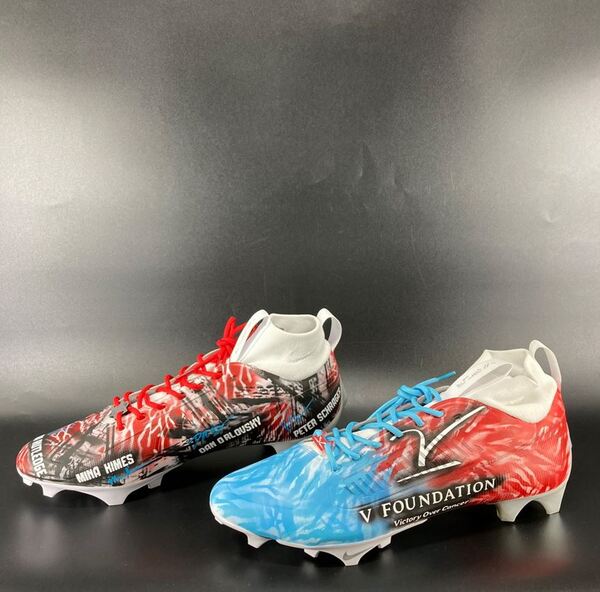 MCMC - ESPN NFL Live Custom Cleats 2025 Season Signed By Mina Kimes, Dan...