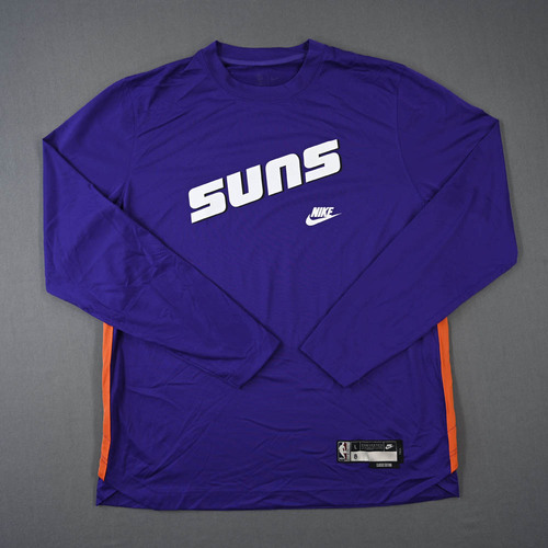 Image of Ross, Terrance - Phoenix Suns - Game-Issued Classic Edition Long-Sleeved Shooting Shirt - 2022-23 NBA Season