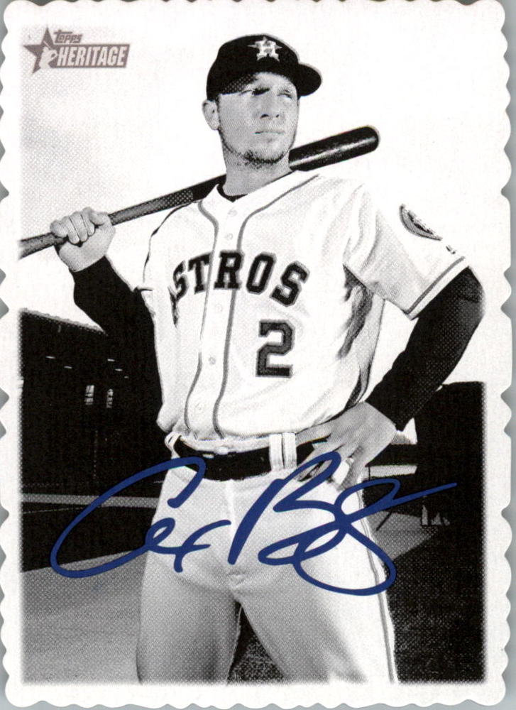 2018 Topps Heritage High Number '69 Topps Deckle Edge #19 Alex Bregman