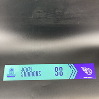 NFL - Titans Jeffery Simmons Special Edition 2022 Pro Bowl Nameplate 3 of 3