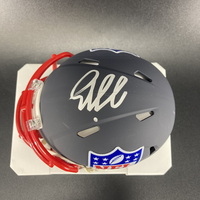 NFL - Commanders Javontae Jean-Baptiste Signed Blue Shield Mini Helmet