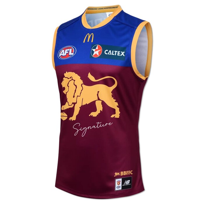 Zane Zakostelsky #21 Brisbane Lions 2024 Signed Home Player Guernsey