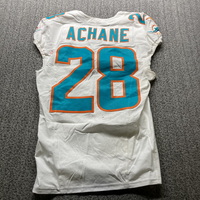 Crucial Catch - Dolphins Devan Achane Game Used Jersey (9/6/2024) Size 38