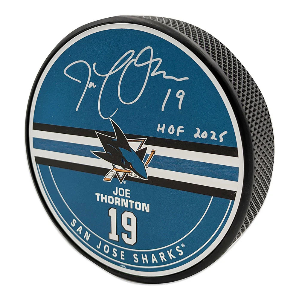 Joe Thornton Autographed San Jose Sharks 8