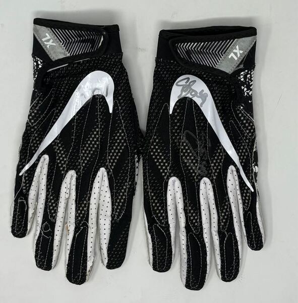 Sourdough Sam Autographed Game-Worn Gloves - Supporting the 49ers Founda...