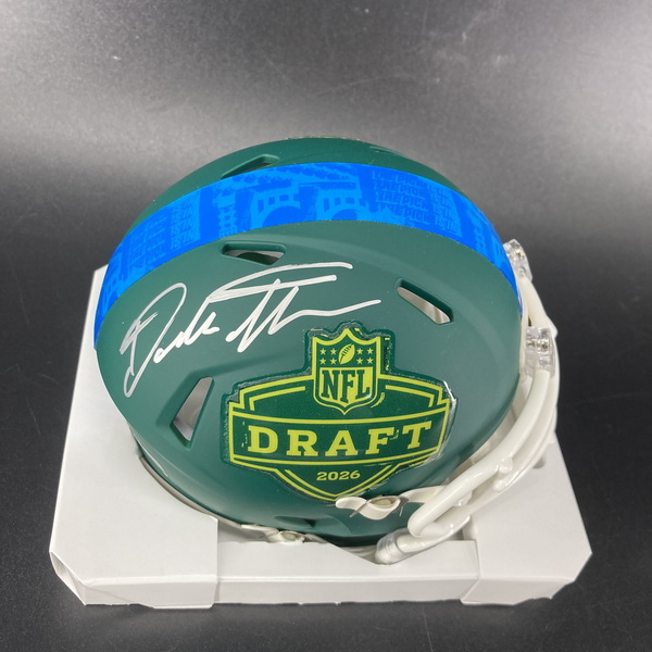 NFL - Bears Dillon Thieneman Signed NFL Draft Mini Helmet