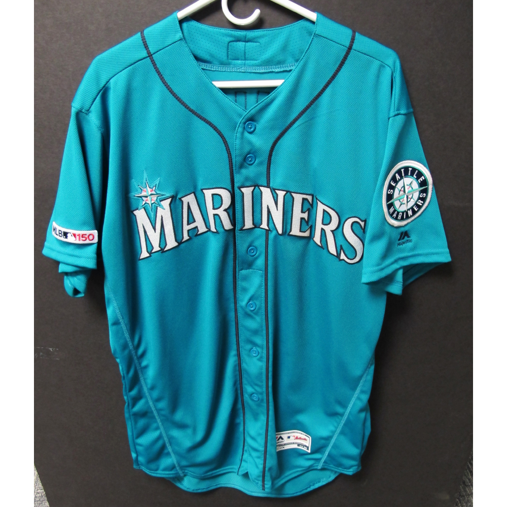 Seattle Mariners Mitch Haniger GameUsed Green Jersey Twins vs