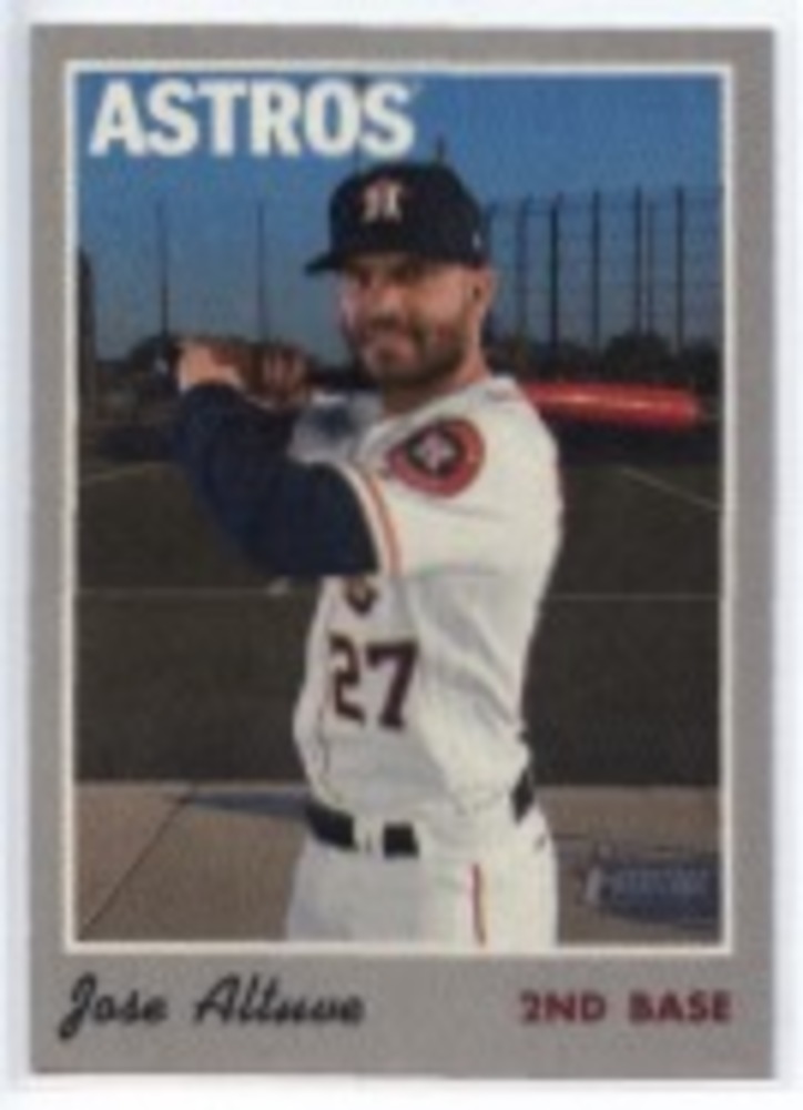 2019 Topps Heritage '70 Topps Stickers #27 Jose Altuve