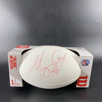NFL - Titans Morgan Cox Signed White Composite Football