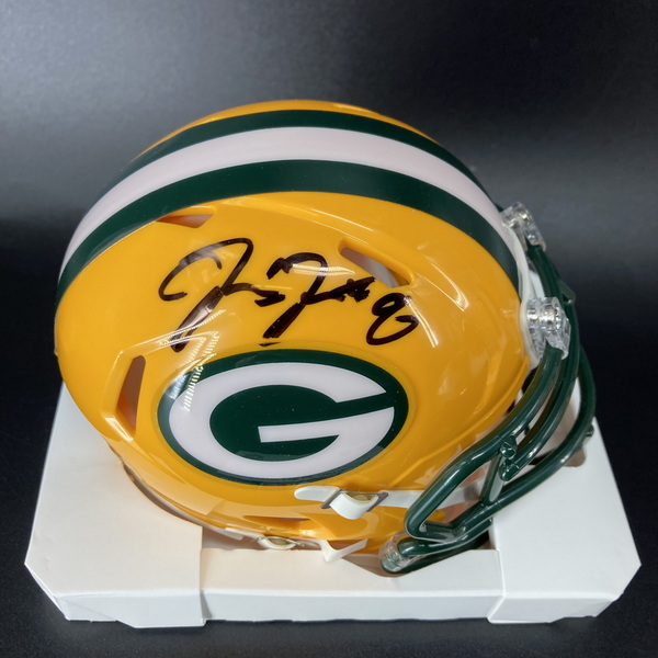 NFL - Packers Josh Jacobs Signed Mini Helmet
