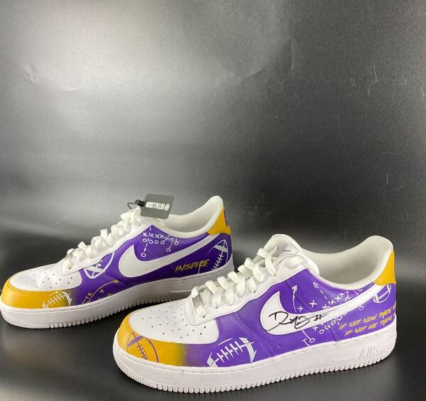 MCMC - Cowboys Coach David Overstreet Signed Custom Shoes 2025 Season Si...