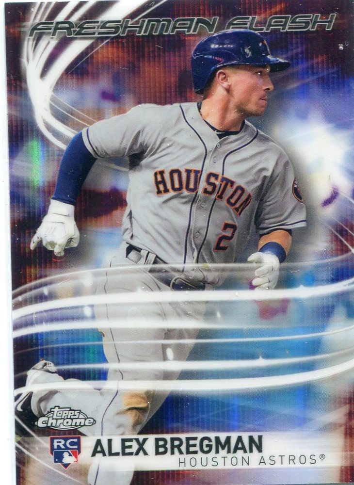 2017 Topps Chrome Freshman Flash #FF10 Alex Bregman