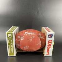 Panthers - Multi Sign Authentic Crucial Catch Football With Over 18 Sign...