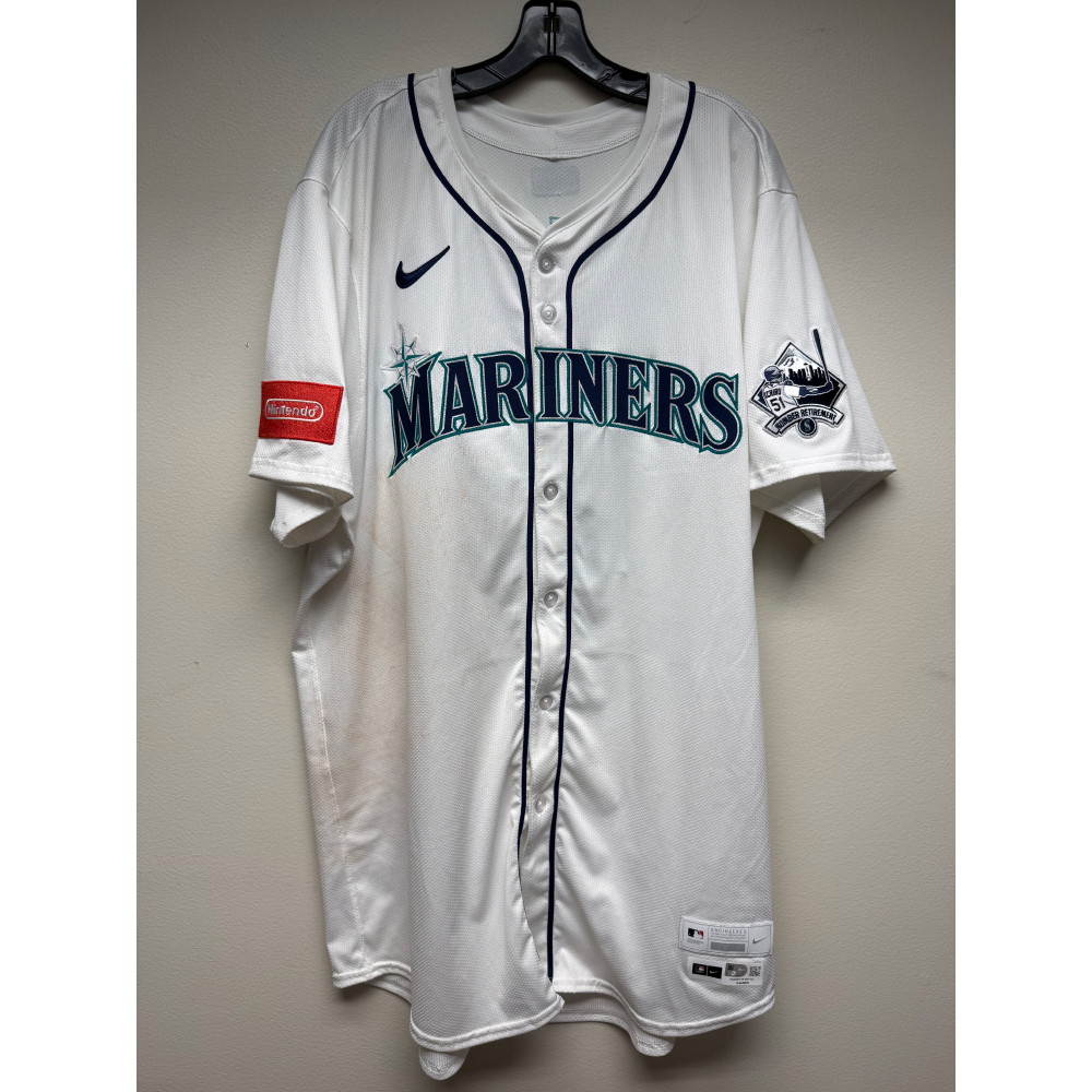 Josh Naylor Game Used Ichiro Number Retirement Patch Jersey - 2-4