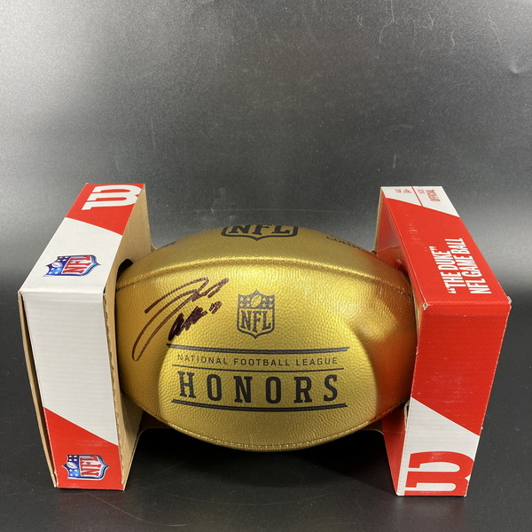 Bills - Josh Allen Signed Gold Honors Football