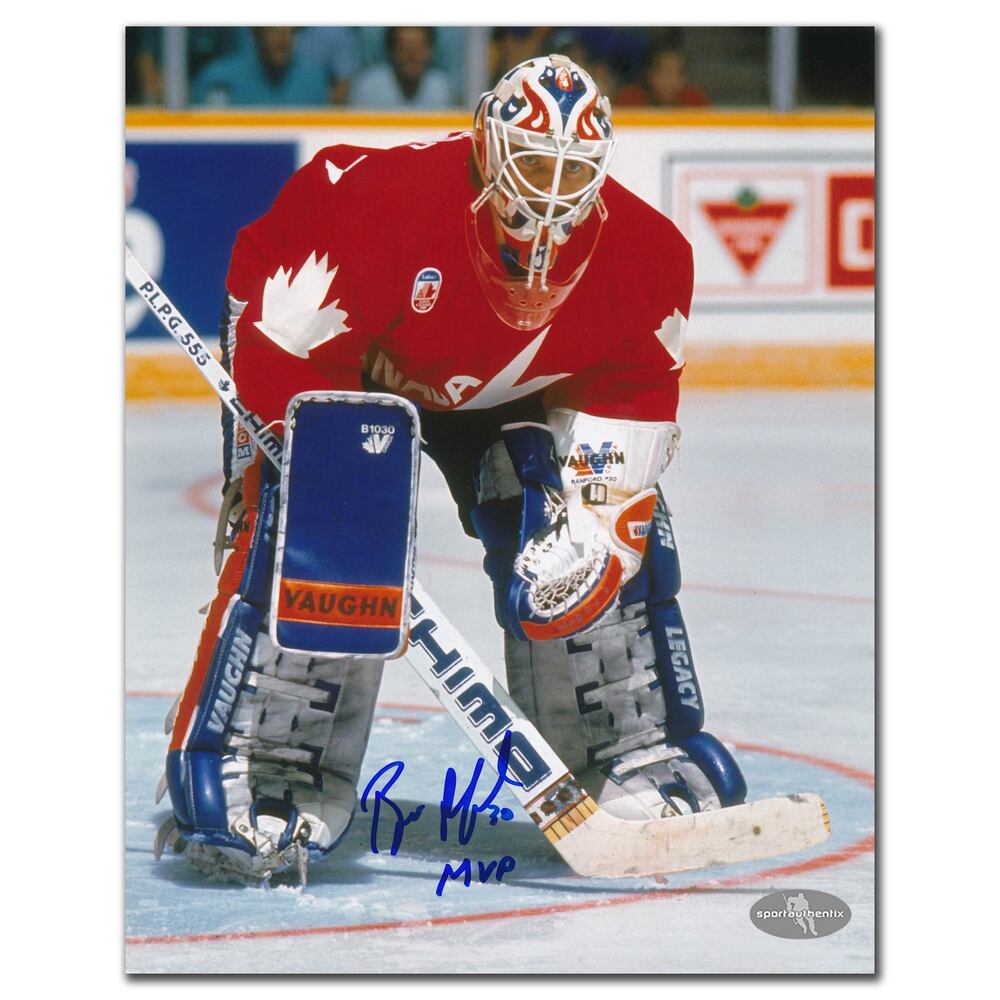 Bill Ranford Team Canada Autographed 8x10