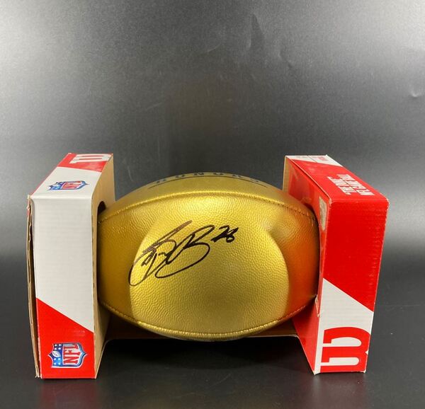 Legends - Eagles Saquon Barkley Signed Gold Honors Football